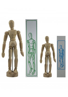 7700000018311 Maniqui Articulado Marino Maniquí 30 cm Madera Natural Hombre Cartel Arte & Papelería
