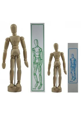 7700000018311 Maniqui Articulado Marino Maniquí 30 cm Madera Natural Hombre Cartel Arte & Papelería