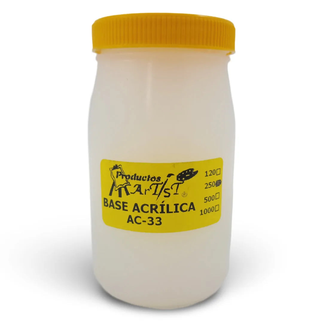 7700000020819 Base Acrilica Artist Base Acrílica 250 ml AC-33 Cartel Arte & Papelería