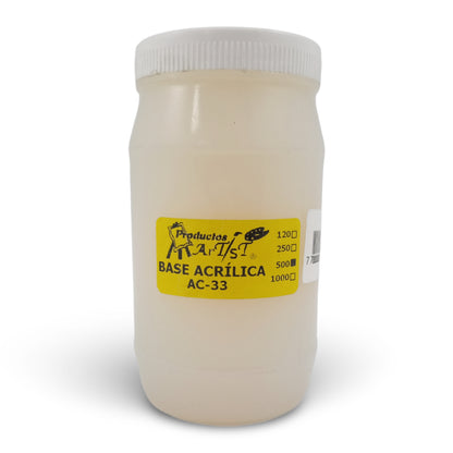 7700000020918 Base Acrilica Artist Base Acrílica 500 ml AC-33 Cartel Arte & Papelería