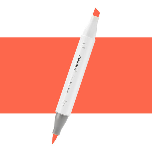 7700000021632 Marcador Alcohol Art Marker Ohuhu - Tonos Naranjas Marcador Unidad Rouge Orange Y5 Cartel Arte & Papelería