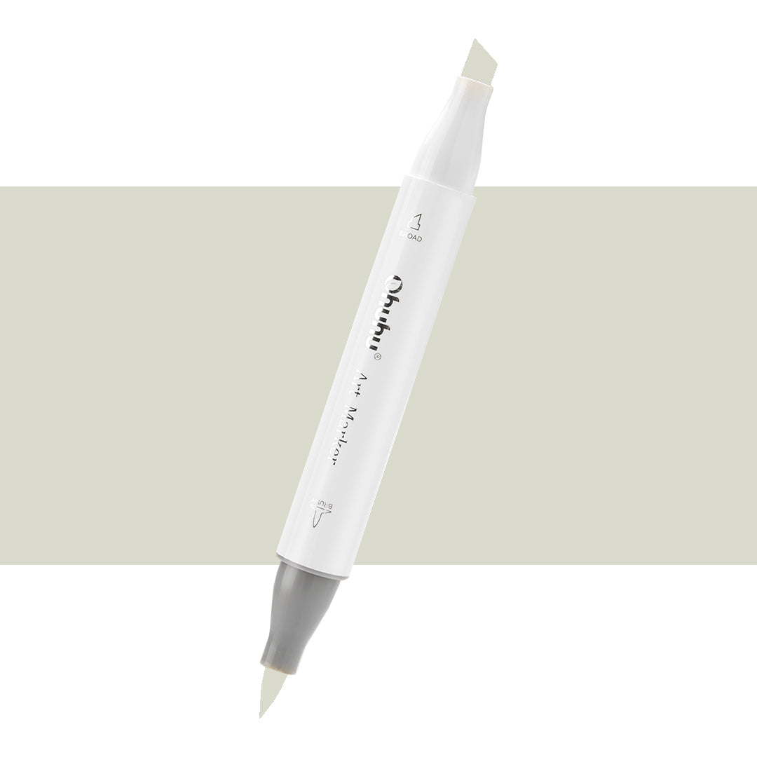 7700000021816 Marcador Alcohol Art Marker Ohuhu - Tonos Grises Marcador Unidad Yellow Grey 04 YG040 Cartel Arte & Papelería