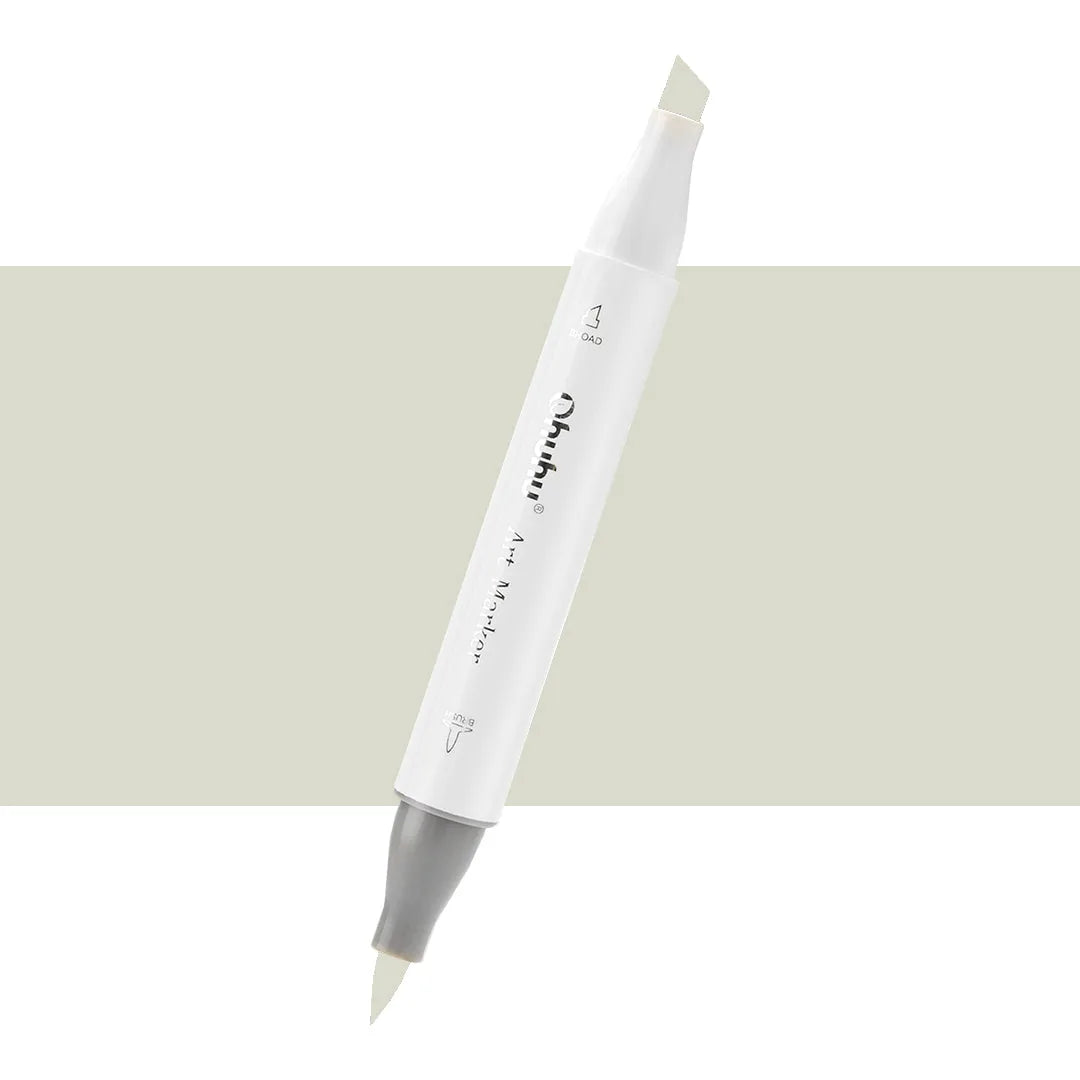 7700000021816 Marcador Alcohol Art Marker Ohuhu - Tonos Grises Marcador Unidad Yellow Grey 04 YG040 Cartel Arte & Papelería