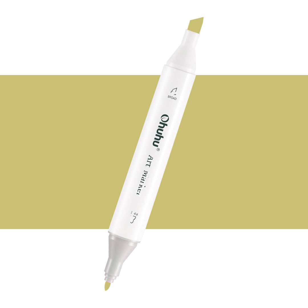 7700000021830 Marcador Alcohol Art Marker Ohuhu - Tonos Grises Marcador Unidad Yellow Grey 100 YG100 Cartel Arte & Papelería