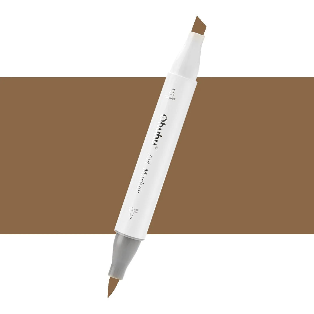 7700000022080 Marcador Alcohol Art Marker Ohuhu - Tonos Marrones Marcador Unidad Light Walnut E370 Cartel Arte & Papelería