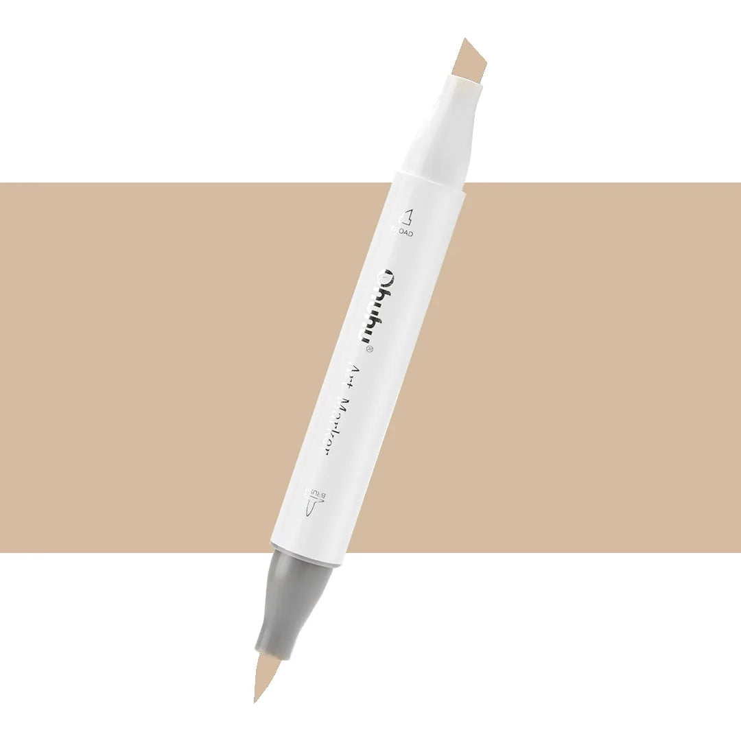 7700000022127 Marcador Alcohol Art Marker Ohuhu - Tonos Verdes Marcador Unidad Khaki E440 Cartel Arte & Papelería