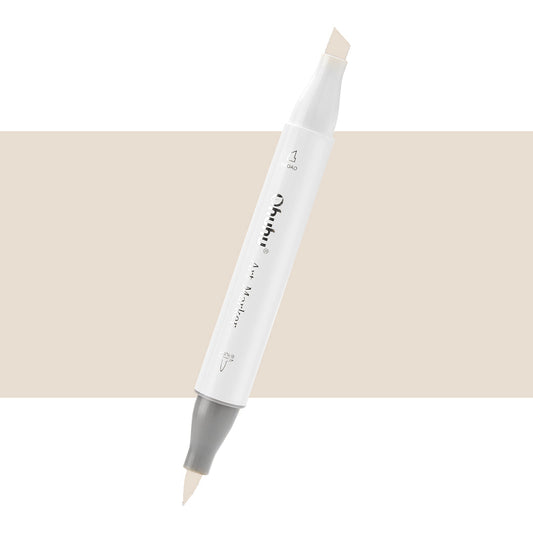 7700000022134 Marcador Alcohol Art Marker Ohuhu - Tonos Blancos Marcador Unidad Sand White E280 Cartel Arte & Papelería