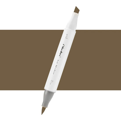 7700000022165 Marcador Alcohol Art Marker Ohuhu - Tonos Verdes Marcador Unidad Military Olive E460 Cartel Arte & Papelería