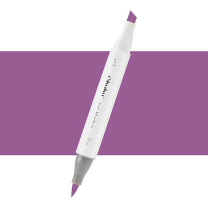 7700000022202 Marcador Alcohol Art Marker Ohuhu - Tonos Morados Marcador Unidad Dark Violet V080 Cartel Arte & Papelería