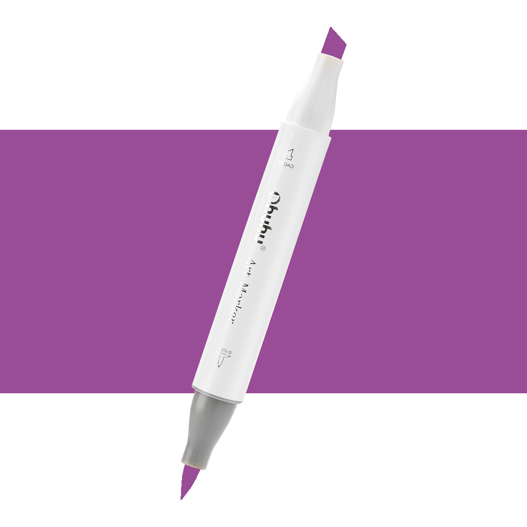 7700000022233 Marcador Alcohol Art Marker Ohuhu - Tonos Morados Marcador Unidad Signal Violet V210 Cartel Arte & Papelería