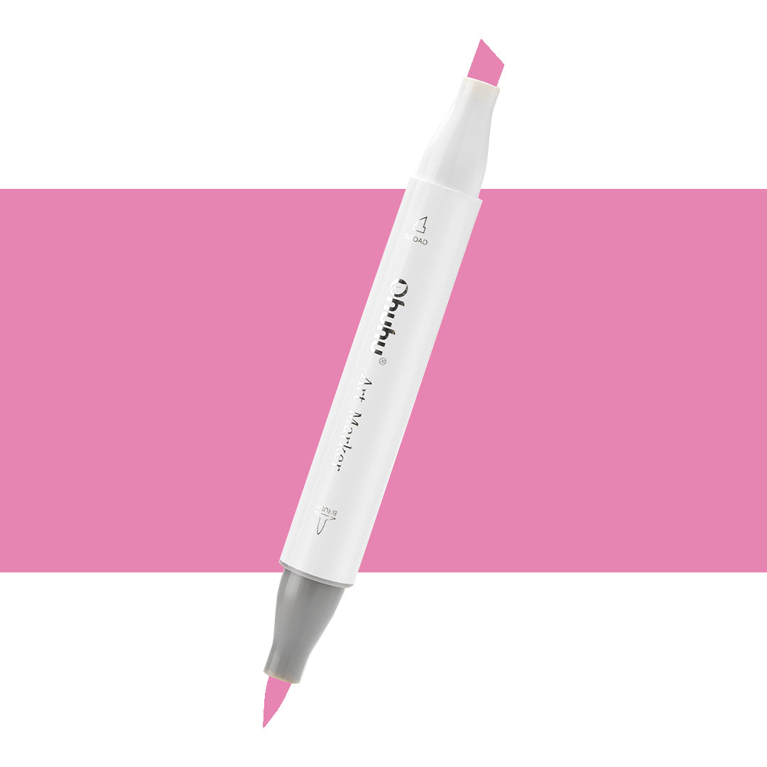 7700000022295 Marcador Alcohol Art Marker Ohuhu - Tonos Rosas Marcador Unidad Bright Pink RV080 Cartel Arte & Papelería
