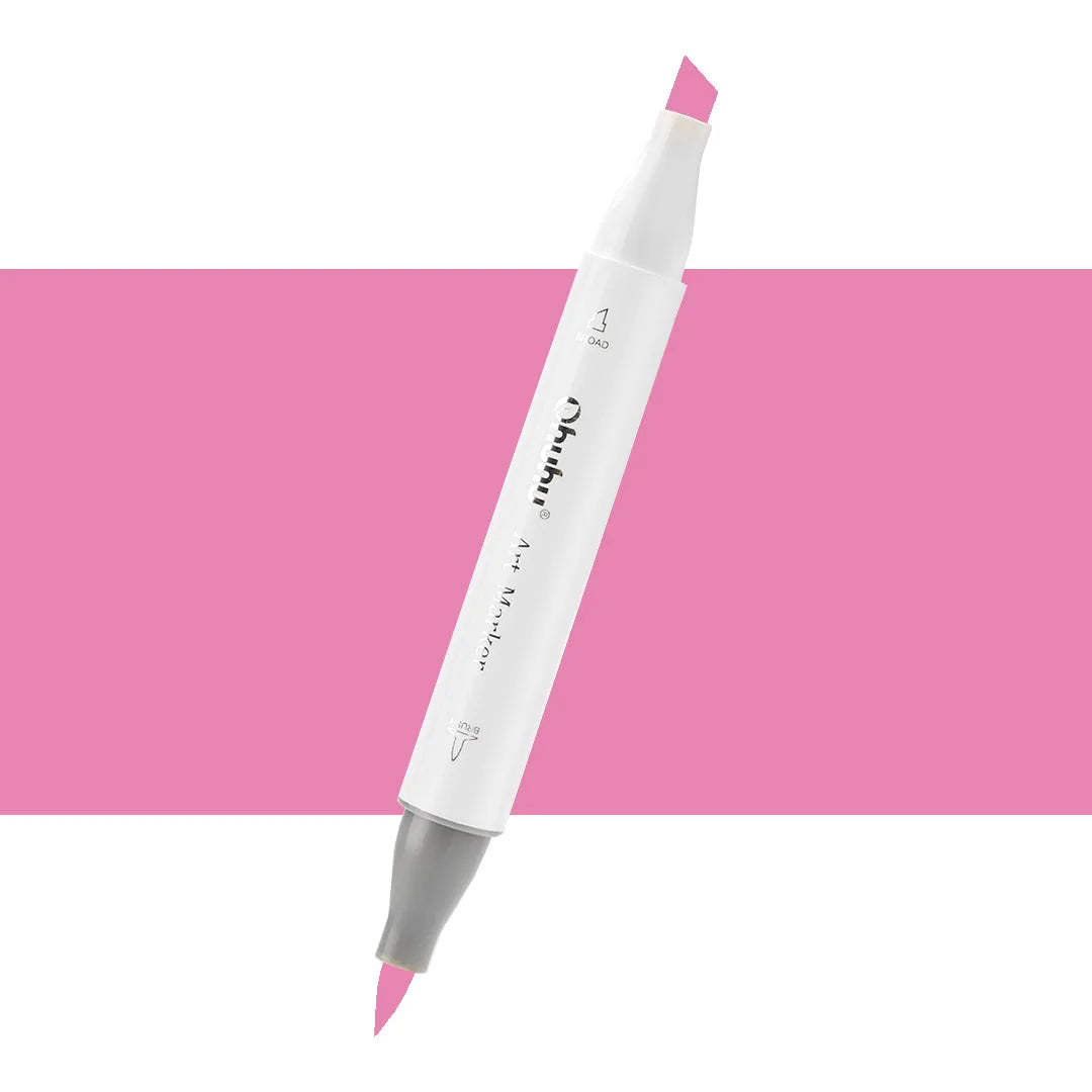 7700000022295 Marcador Alcohol Art Marker Ohuhu - Tonos Rosas Marcador Unidad Bright Pink RV080 Cartel Arte & Papelería