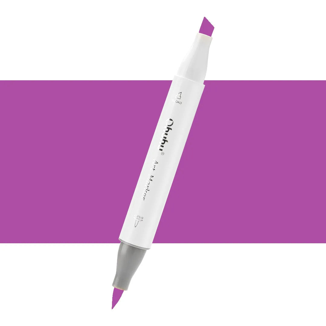 7700000022394 Marcador Alcohol Art Marker Ohuhu - Tonos Morados Marcador Unidad Light Violet P2 Cartel Arte & Papelería