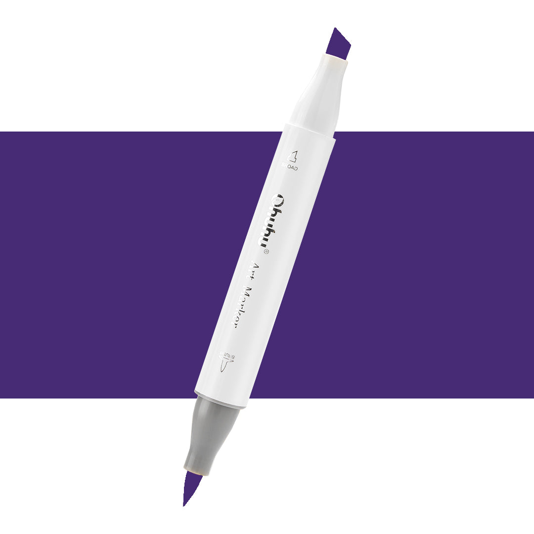 7700000022400 Marcador Alcohol Art Marker Ohuhu - Tonos Morados Marcador Unidad Aubergine P5 Cartel Arte & Papelería