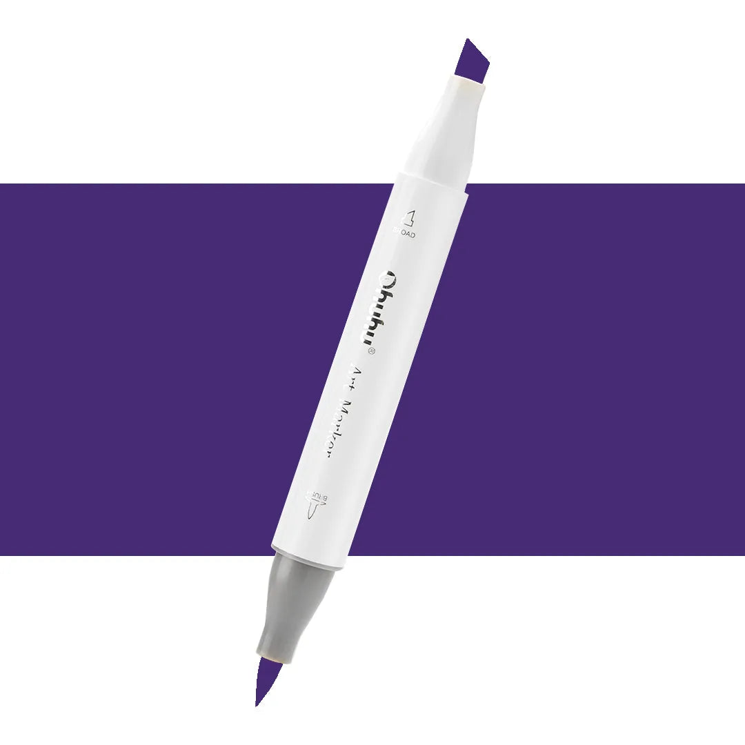 7700000022400 Marcador Alcohol Art Marker Ohuhu - Tonos Morados Marcador Unidad Aubergine P5 Cartel Arte & Papelería