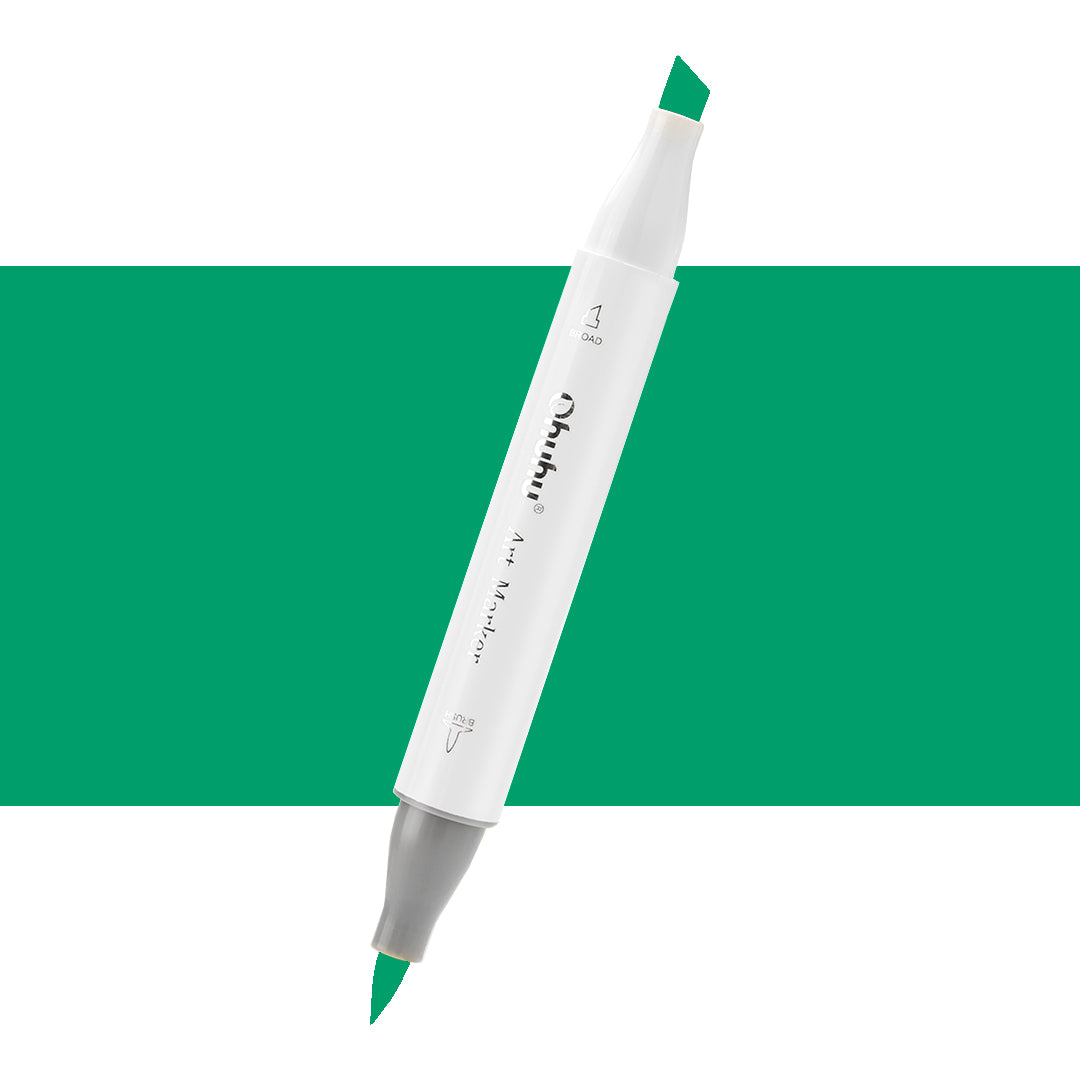 7700000022431 Marcador Alcohol Art Marker Ohuhu - Tonos Verdes Marcador Unidad Emeralda Green G1 Cartel Arte & Papelería