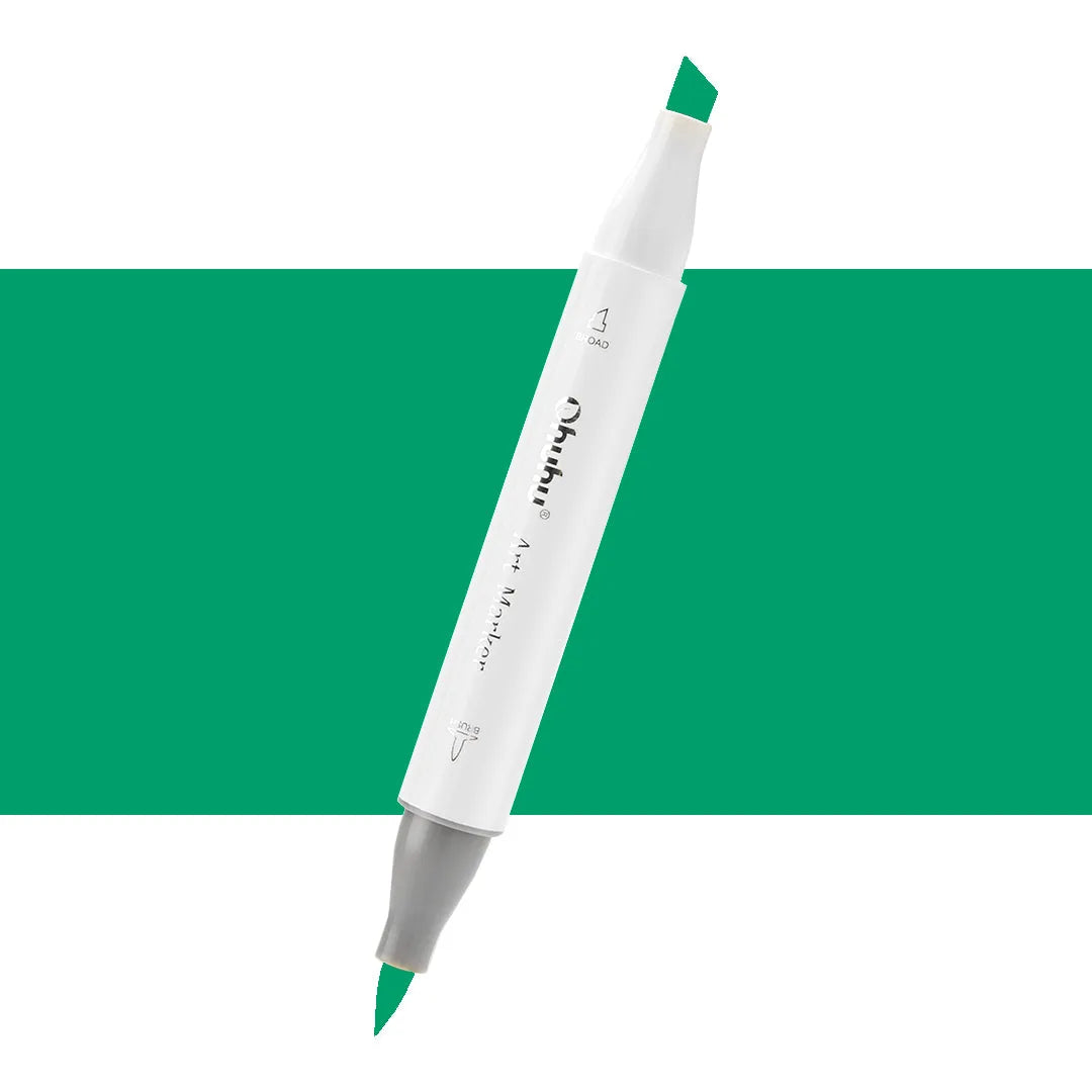 7700000022431 Marcador Alcohol Art Marker Ohuhu - Tonos Verdes Marcador Unidad Emeralda Green G1 Cartel Arte & Papelería