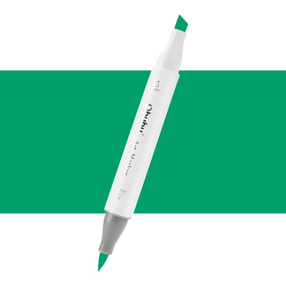 7700000022431 Marcador Alcohol Art Marker Ohuhu - Tonos Verdes Marcador Unidad Emeralda Green G1 Cartel Arte & Papelería