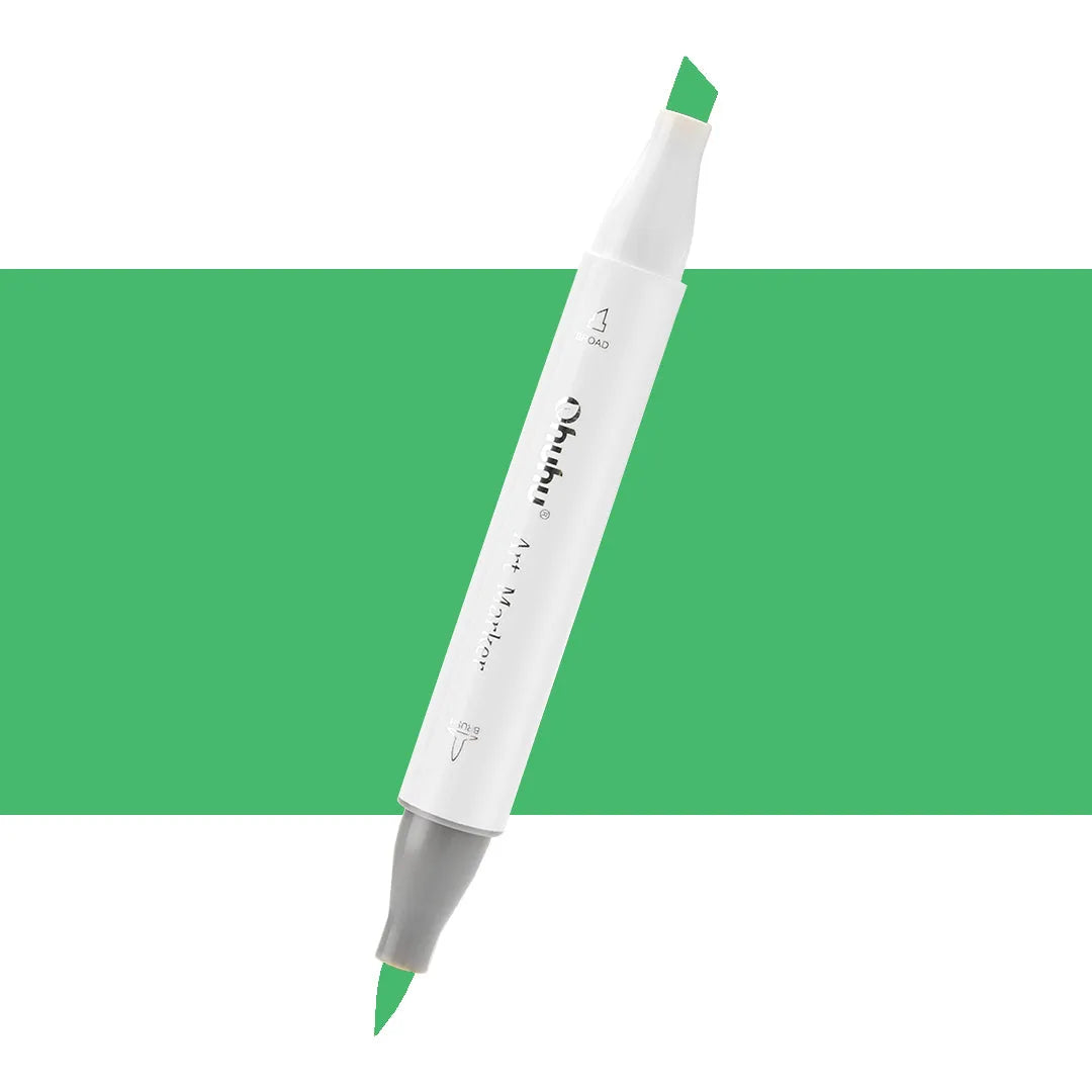 7700000022448 Marcador Alcohol Art Marker Ohuhu - Tonos Verdes Marcador Unidad Vivid Green G2 Cartel Arte & Papelería