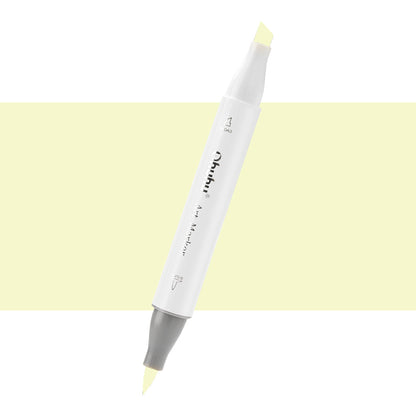 7700000022486 Marcador Alcohol Art Marker Ohuhu - Tonos Amarillos Marcador Unidad Pale Lemon Yellow G020 Cartel Arte & Papelería