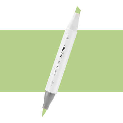 7700000022516 Marcador Alcohol Art Marker Ohuhu - Tonos Verdes Marcador Unidad Acid Green G130 Cartel Arte & Papelería