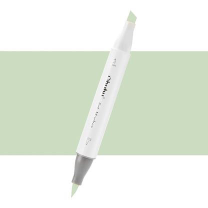 7700000022523 Marcador Alcohol Art Marker Ohuhu - Tonos Verdes Marcador Unidad Lime Green G220 Cartel Arte & Papelería