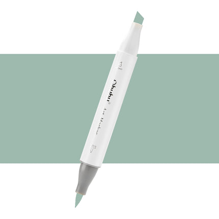 7700000022561 Marcador Alcohol Art Marker Ohuhu - Tonos Verdes Marcador Unidad Mineral Green G330 Cartel Arte & Papelería