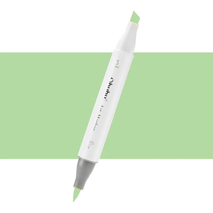 7700000022585 Marcador Alcohol Art Marker Ohuhu - Tonos Verdes Marcador Unidad Pale Green GY1 Cartel Arte & Papelería