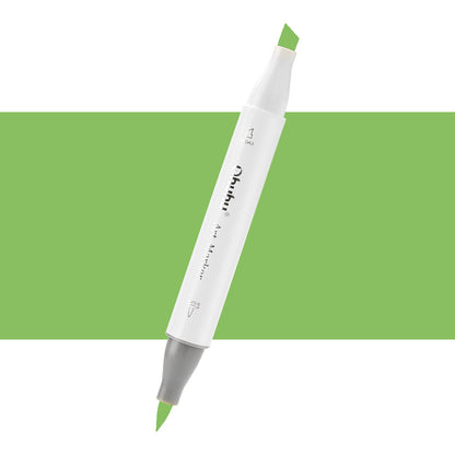 7700000022592 Marcador Alcohol Art Marker Ohuhu - Tonos Verdes Marcador Unidad Grass Green GY2 Cartel Arte & Papelería