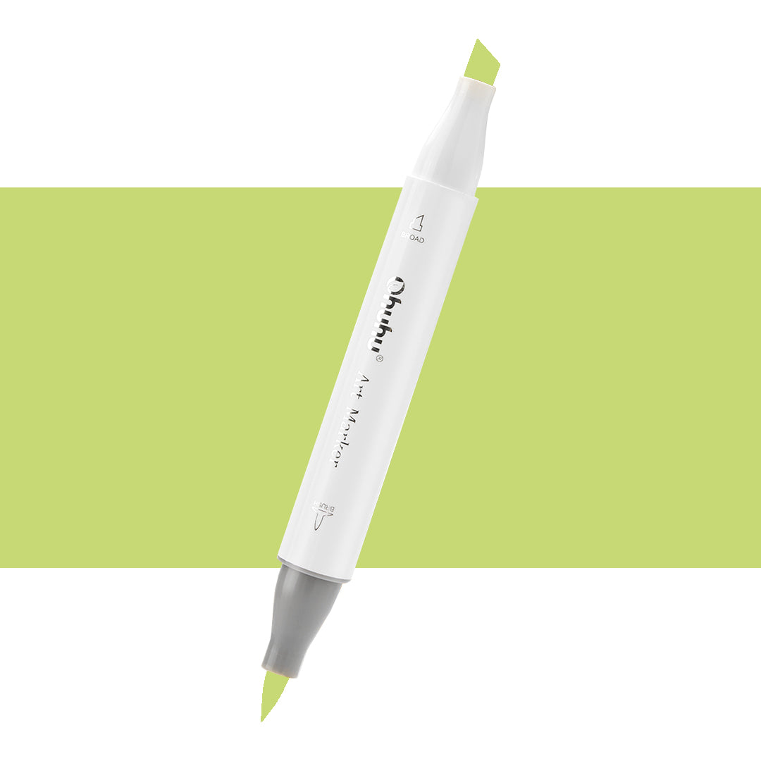 7700000022608 Marcador Alcohol Art Marker Ohuhu - Tonos Verdes Marcador Unidad Yellow Green GY4 Cartel Arte & Papelería