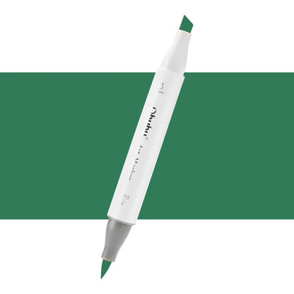 7700000022646 Marcador Alcohol Art Marker Ohuhu - Tonos Verdes Marcador Unidad Deep Olive Green GY43 Cartel Arte & Papelería