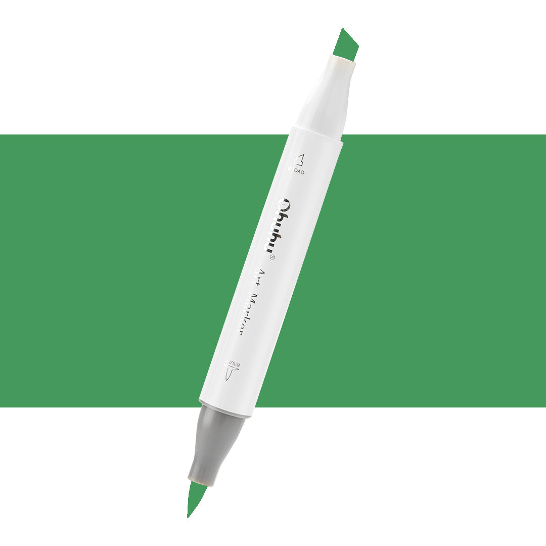 7700000022653 Marcador Alcohol Art Marker Ohuhu - Tonos Verdes Marcador Unidad Pine Tree Green G470 Cartel Arte & Papelería