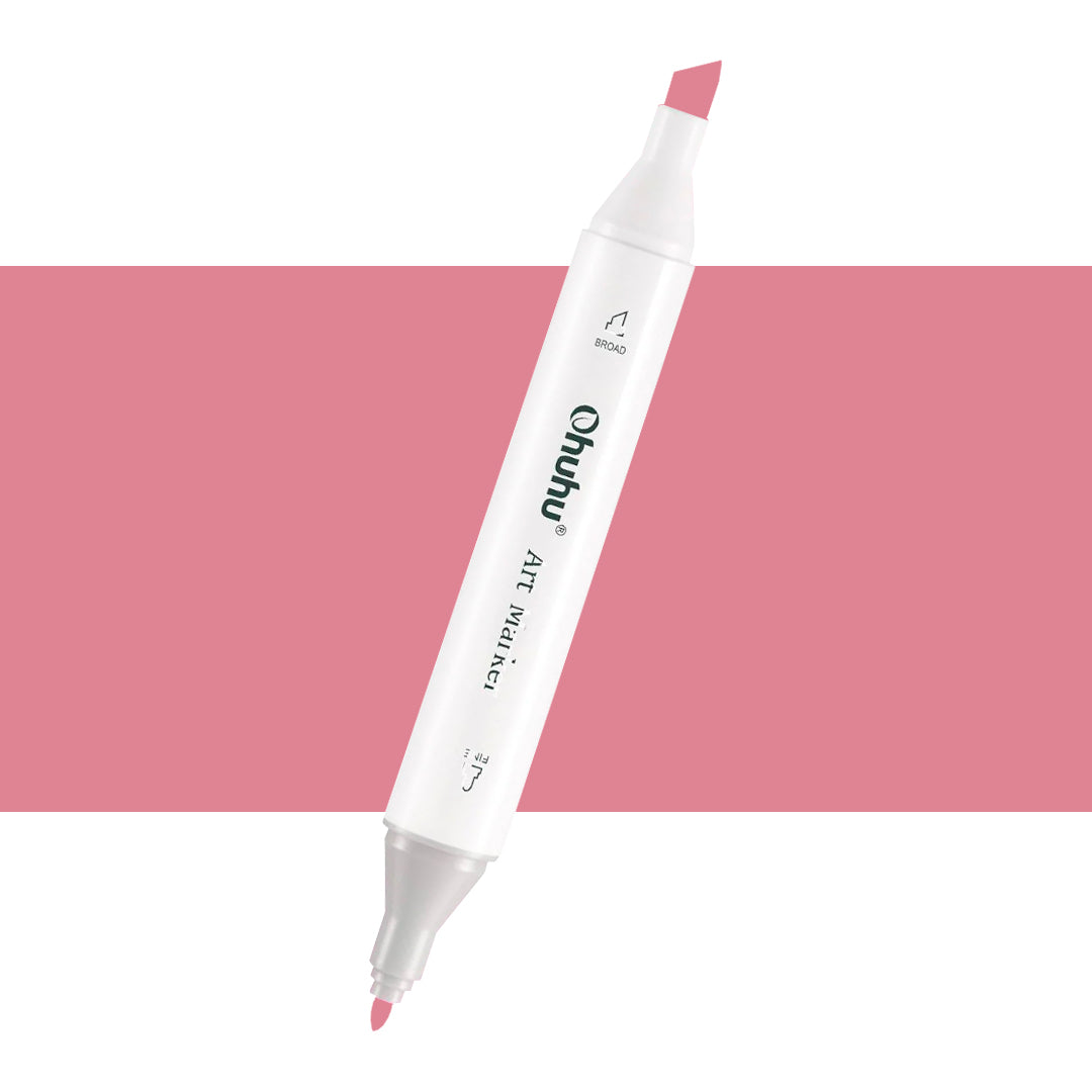 7700000022783 Marcador Alcohol Art Marker Ohuhu - Tonos Morados Marcador Unidad Pale Mauve R27 Cartel Arte & Papelería
