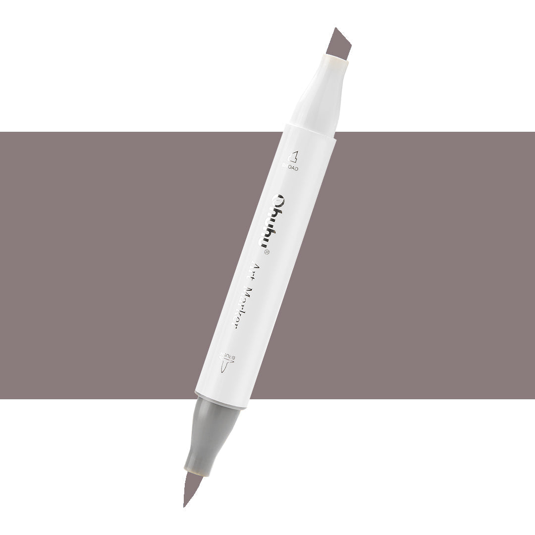 7700000022844 Marcador Alcohol Art Marker Ohuhu - Tonos Grises Marcador Unidad Red Grey 08 RG080 Cartel Arte & Papelería
