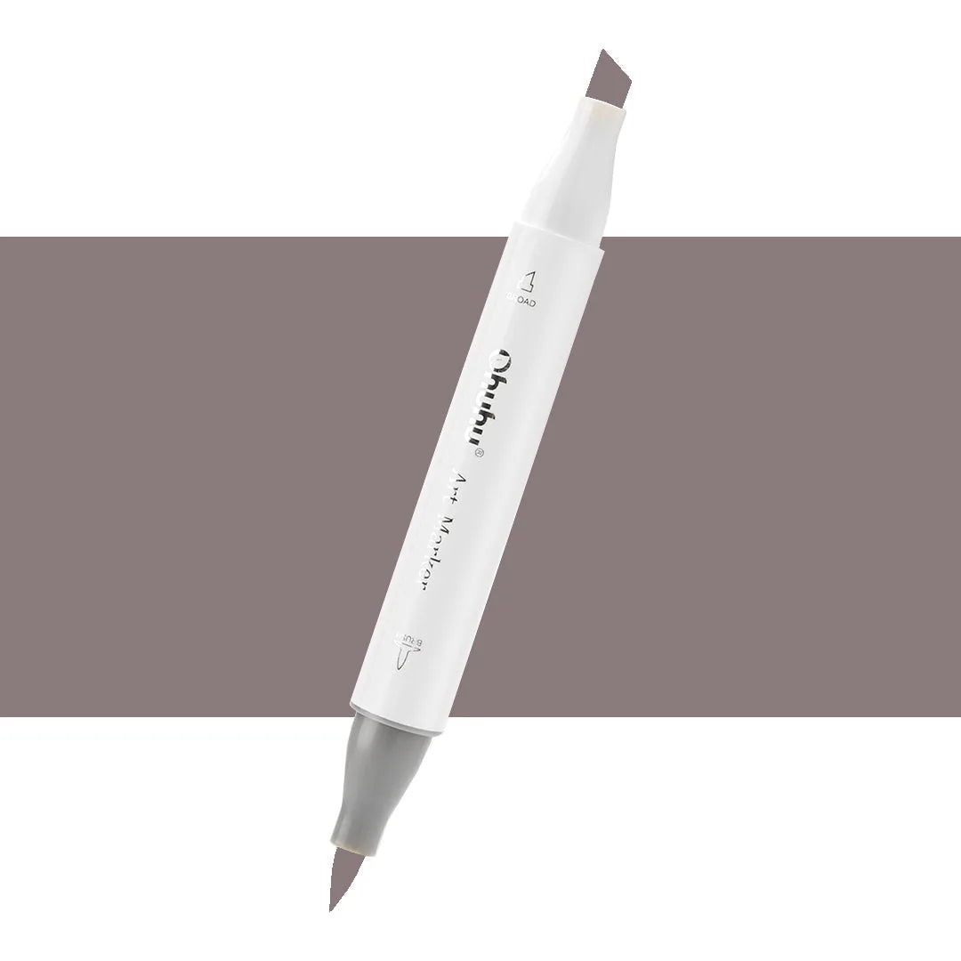 7700000022844 Marcador Alcohol Art Marker Ohuhu - Tonos Grises Marcador Unidad Red Grey 08 RG080 Cartel Arte & Papelería