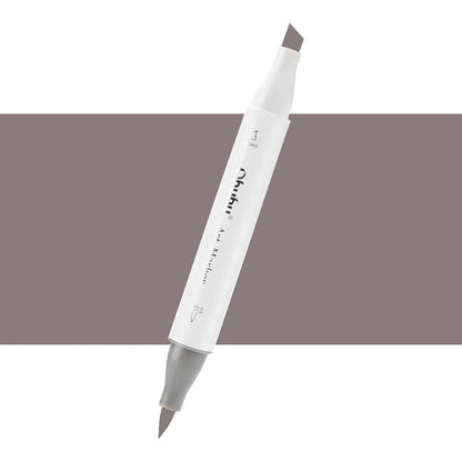 7700000022844 Marcador Alcohol Art Marker Ohuhu - Tonos Grises Marcador Unidad Red Grey 08 RG080 Cartel Arte & Papelería
