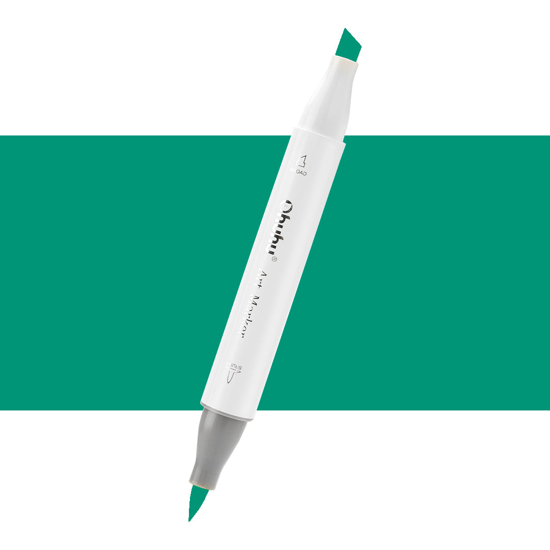 7700000022899 Marcador Alcohol Art Marker Ohuhu - Tonos Verdes Marcador Unidad Turquoise Green BG1 Cartel Arte & Papelería