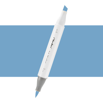 7700000022905 Marcador Alcohol Art Marker Ohuhu - Tonos Azules Marcador Unidad Smoky Blue B260 Cartel Arte & Papelería