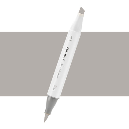 7700000022929 Marcador Alcohol Art Marker Ohuhu - Tonos Grises Marcador Unidad Warm Grey 4 WG4 Cartel Arte & Papelería