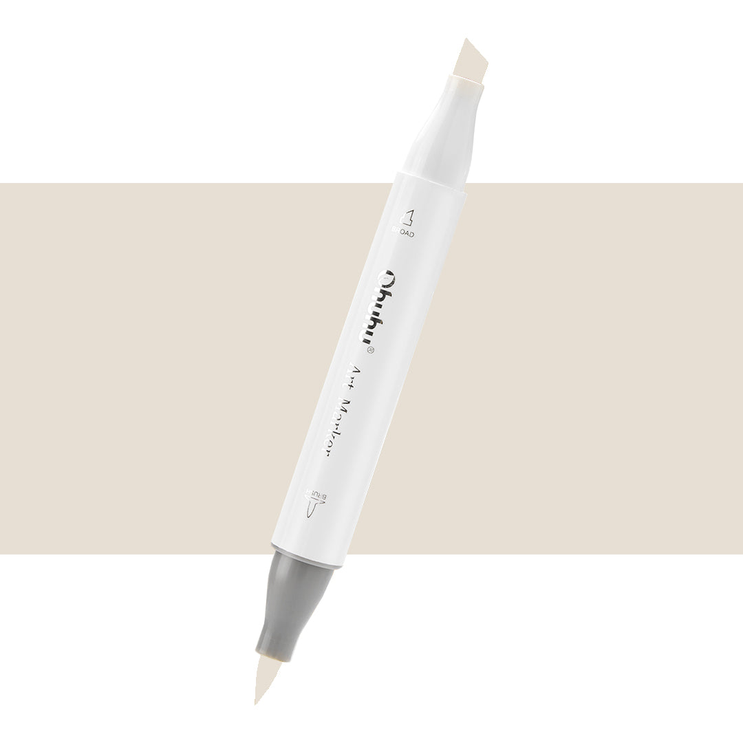 7700000022936 Marcador Alcohol Art Marker Ohuhu - Tonos Grises Marcador Unidad Warm Grey 4 WG01 Cartel Arte & Papelería