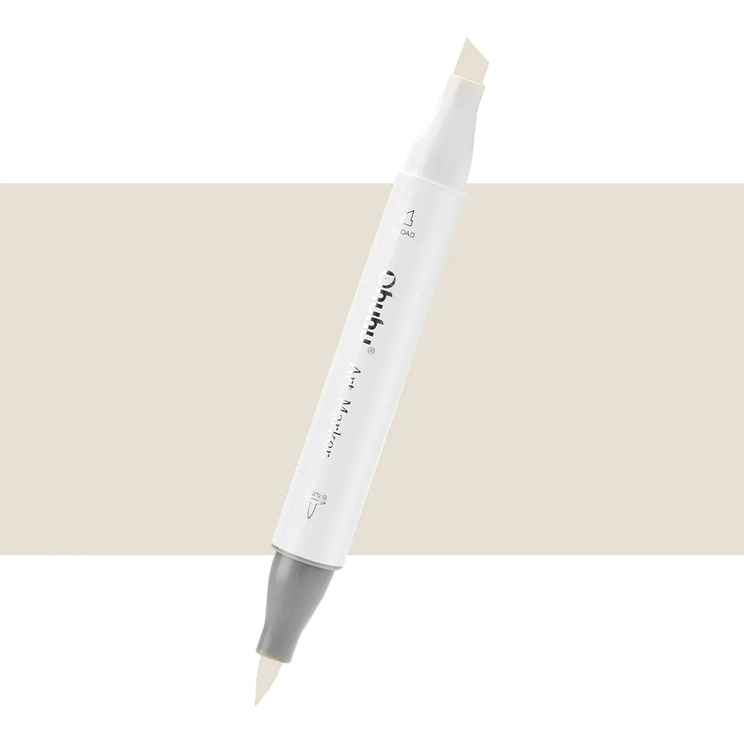 7700000022936 Marcador Alcohol Art Marker Ohuhu - Tonos Grises Marcador Unidad Warm Grey 4 WG01 Cartel Arte & Papelería