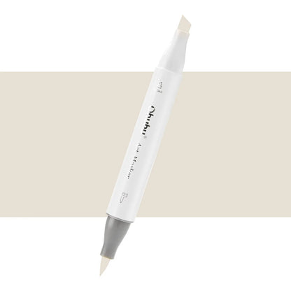 7700000022936 Marcador Alcohol Art Marker Ohuhu - Tonos Grises Marcador Unidad Warm Grey 4 WG01 Cartel Arte & Papelería