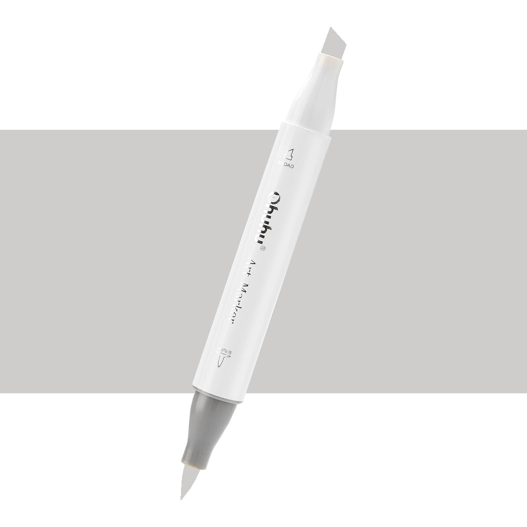 7700000022950 Marcador Alcohol Art Marker Ohuhu - Tonos Grises Marcador Unidad Warm Grey 05 WG050 Cartel Arte & Papelería