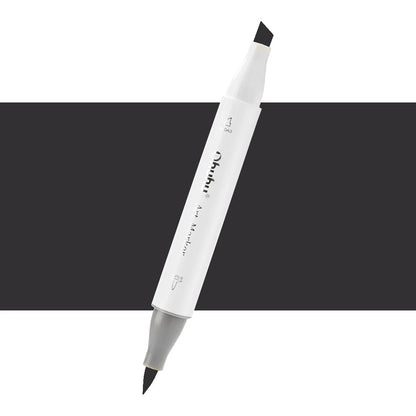 7700000022967 Marcador Alcohol Art Marker Ohuhu - Tonos Grises Marcador Unidad Warm Grey 13 WG130 Cartel Arte & Papelería