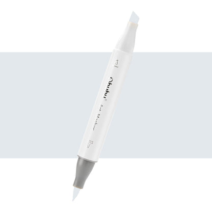 7700000023001 Marcador Alcohol Art Marker Ohuhu - Tonos Grises Marcador Unidad Blue Grey 02 MG020 Cartel Arte & Papelería