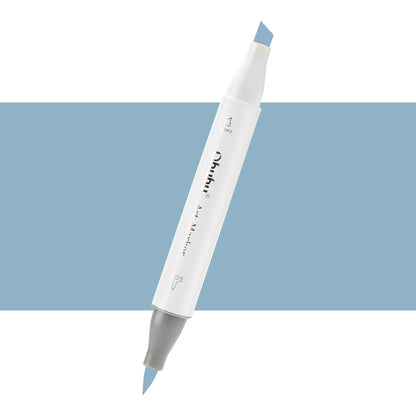 7700000023018 Marcador Alcohol Art Marker Ohuhu - Tonos Grises Marcador Unidad Blue Grey 06 MG060 Cartel Arte & Papelería