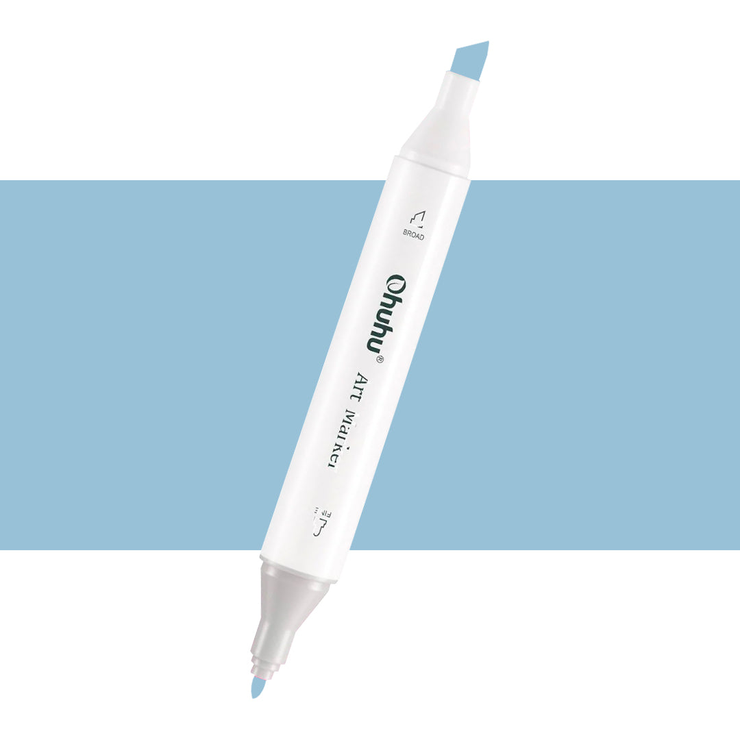 7700000023032 Marcador Alcohol Art Marker Ohuhu - Tonos Grises Marcador Unidad Blue Grey Ii5 BGII05 Cartel Arte & Papelería