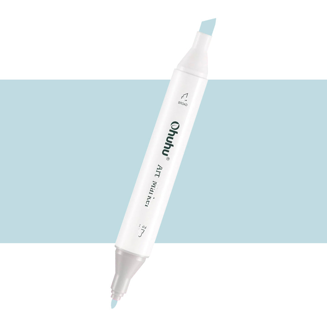 7700000023049 Marcador Alcohol Art Marker Ohuhu - Tonos Grises Marcador Unidad Blue Grey Ii 3 BGII03 Cartel Arte & Papelería