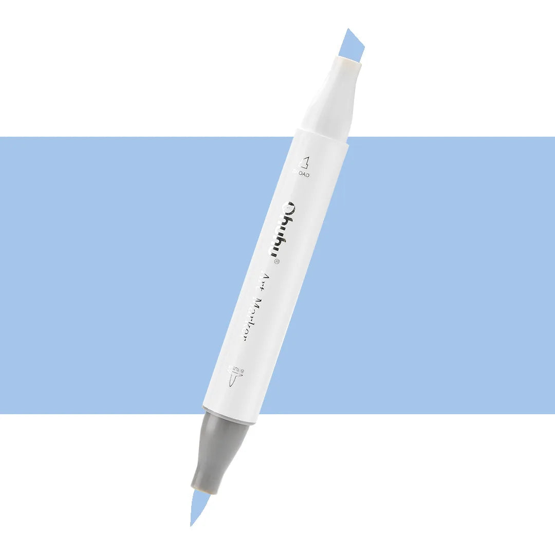 7700000023056 Marcador Alcohol Art Marker Ohuhu - Tonos Azules Marcador Unidad Sky Blue PB1 Cartel Arte & Papelería