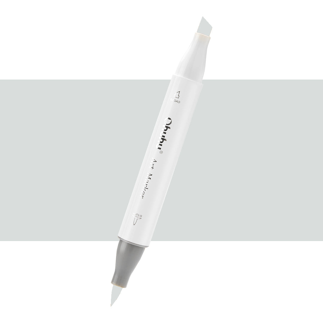 7700000023094 Marcador Alcohol Art Marker Ohuhu - Tonos Grises Marcador Unidad Green Grey GG1 Cartel Arte & Papelería